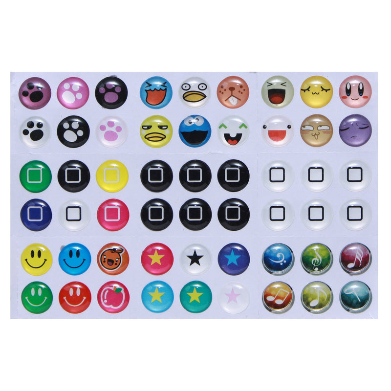 Wisdompro Home Button Sticker for Apple iPhone, iPod, iPad, Pattern 2 (216 Pieces)