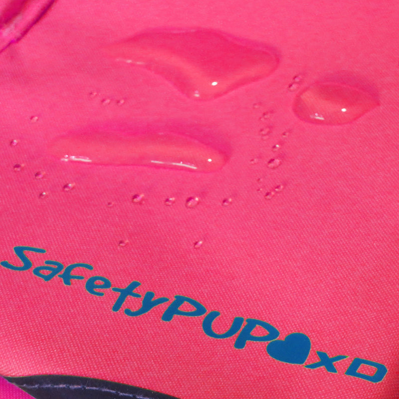 SafetyPUP XD Urban Dog Reflective Vest. Our Fluorescent Hi-Visibility Dog Jacket in Multi-Colors Helps to Safeguard Your PUP in The Outdoors On and Off Leash Large Pink