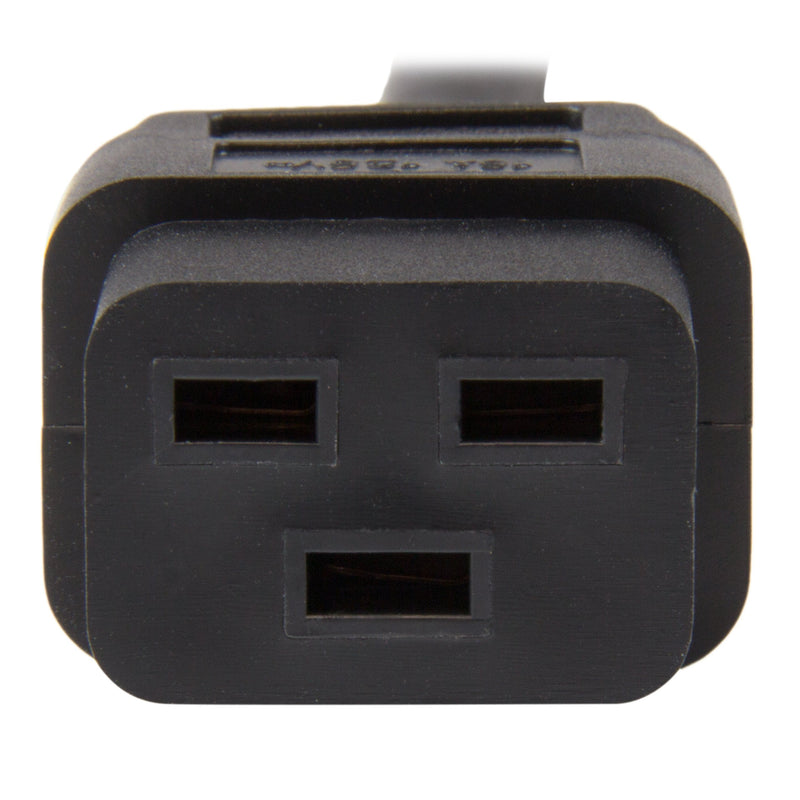 StarTech.com 6 ft Heavy Duty 14 AWG Computer Power Cord - NEMA 5-15P to C19 - 14 AWG Power Cable - NEMA 5-15P to IEC 320 C19 Power Cord (PXT515C19146) 6 ft / 2m