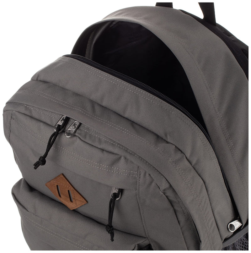JanSport Main Campus Student Backpack - School, Travel, or Work Bookbag w 15-Inch Laptop Sleeve and Dual Water Bottle Pockets, Graphite Grey