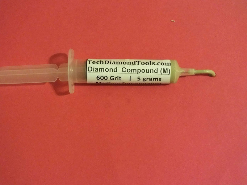 TechDiamondTools Kit of 3 Diamond Lapping Paste Polishing Compound 600 1050 1500 Grit Lapidary Paste for Rock Glass Metal Jewelry Resin Marble with 25% of Diamond Powder USA Made 1500 1050 600 grit