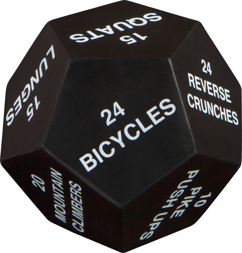 Juliet Paige Exercise Dice for Home Fitness, Workouts, WOD, Cardio, HIIT, and Sports Green, White, and Red