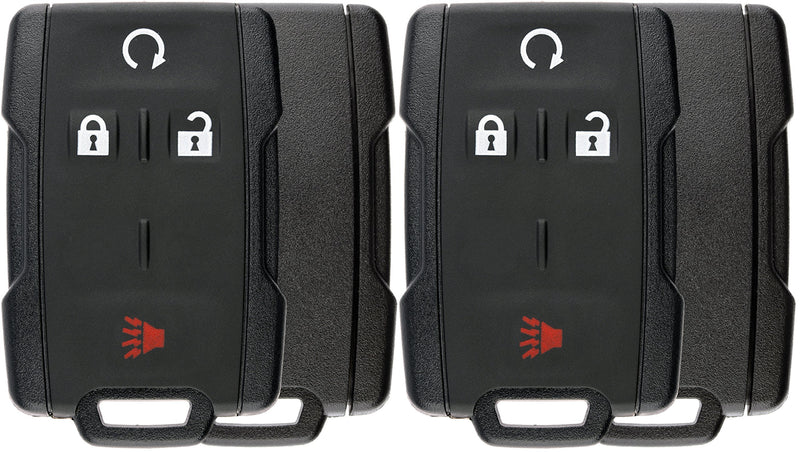 KeylessOption Keyless Entry Remote Control Car Key Fob Case Shell Button Pad Outer Cover for M3N-32337100 (Pack of 2)