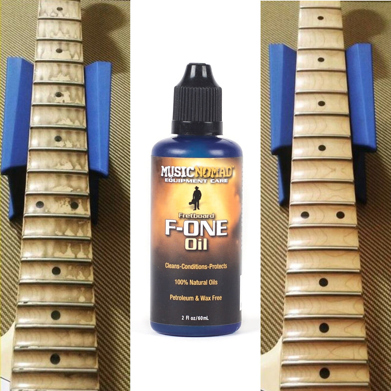MusicNomad F-ONE Fretboard Oil Cleaner & Conditioner 2 oz (MN105) 1 Bottle