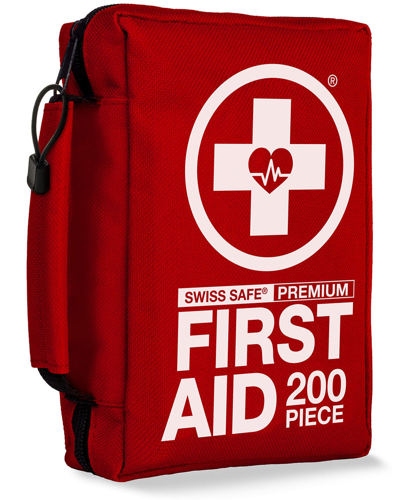 200-Piece Professional First Aid Kit for Home, Car or Work : Plus Emergency Medical Supplies for Camping, Hunting, Outdoor Hiking Survival