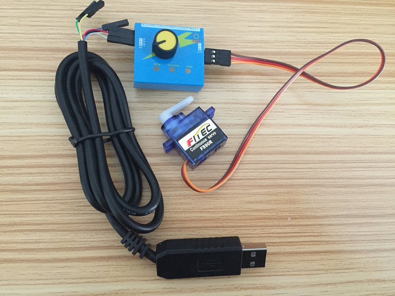 FEETECH FS90R (5 Pack) - 360 Degree Continuous Rotation Servo 9g for Robotic Helicopter Airplane Boat