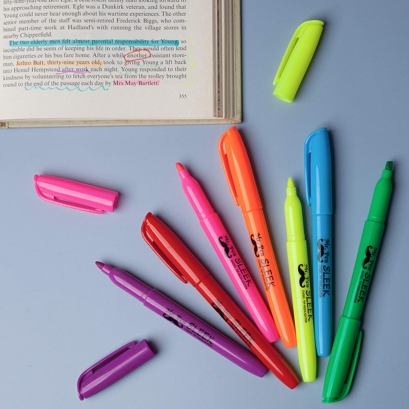 Mr. Pen Highlighters, Assorted Colors, Pack of 28