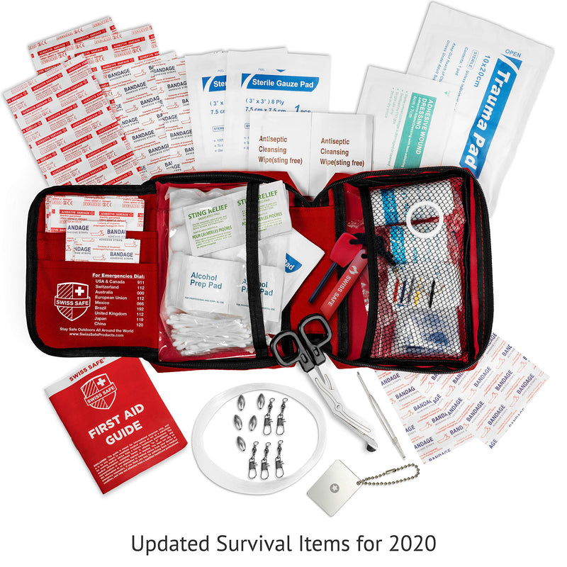 200-Piece Professional First Aid Kit for Home, Car or Work : Plus Emergency Medical Supplies for Camping, Hunting, Outdoor Hiking Survival