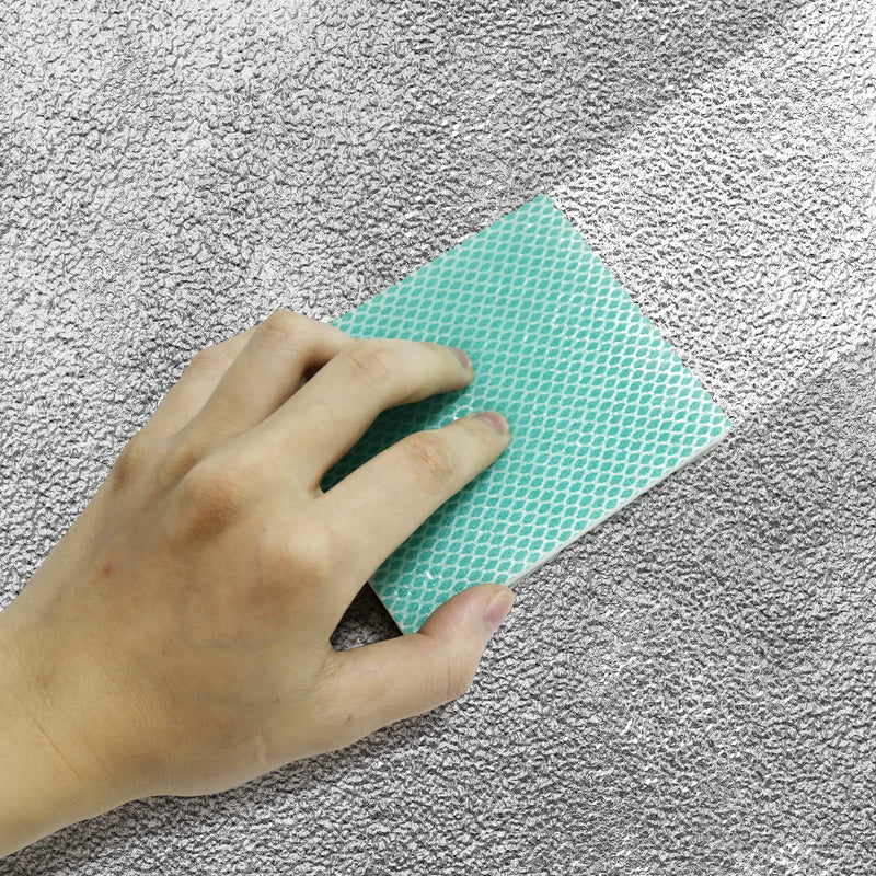 Sanding Sponges, 12 Pack Soft Flexible Wet Dry Sandpaper Hand Sanding Blocks PU Foam Sanding Pads for Wood Crafts Drywall Metal Paint Car Body Repair Ceramics