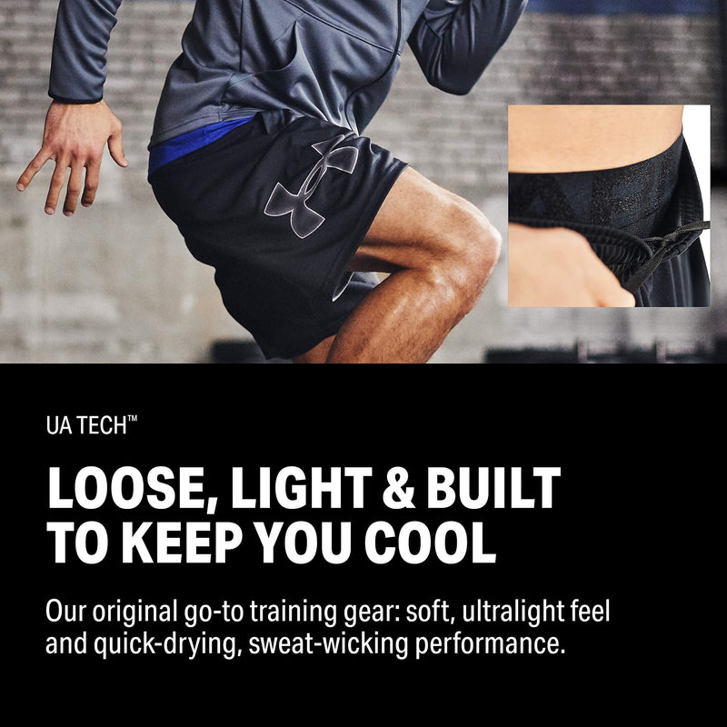Under Armour Men's Tech Graphic Shorts Black/Graphite Small