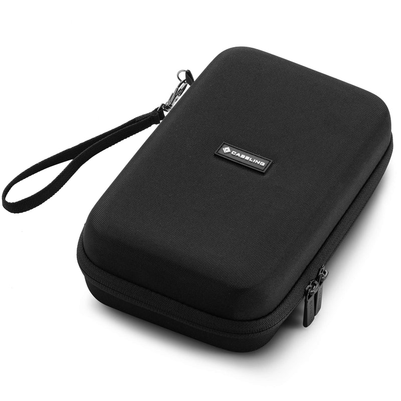 Caseling Universal Electronics/Accessories Hard Travel Organizer Carrying Case Bag, 9.8” x 5.6”x 2.8” - Black