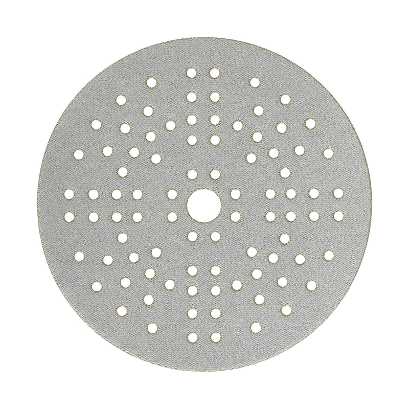 Mirka Iridium premium sandpaper Ø 125mm Velcro 89-hole, grain 220, 100 pieces / for sanding paint, filler, primer, wood, steel, solid surface materials, plastic grain P220