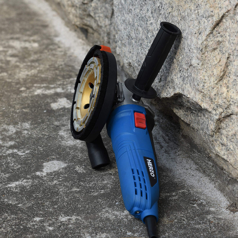 HERZO Dust Shroud for Angle Grinder 5-inch Universal Surface Grinding Shroud (125MM)
