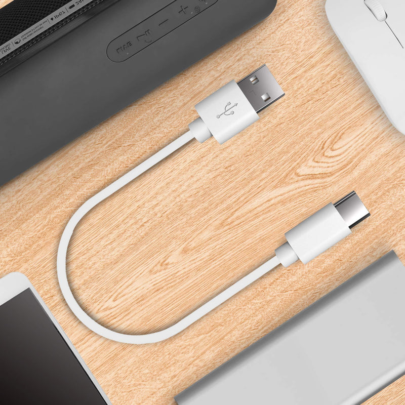 Geekria Charging Cable for Sony SRS-XB32 SRS-XB22 SRS-XB20 SRS-XB31 SRS-XB41 SRS-X11 SRS-XB01 SRS-BTV5 / USB-A to Micro-USB Charger Cord for Sony Wireless Bluetooth Speaker (White 2Pack 1FT)