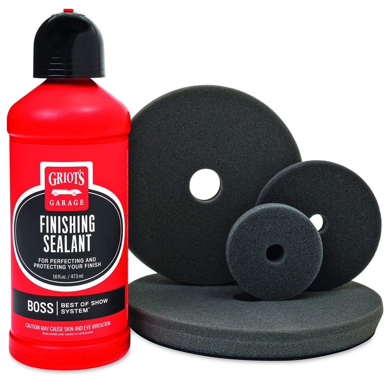 Griot's Garage B140F6 6.5" BOSS Finishing Foam Pads (Pack of 2) 6.5 Inch Pads (Set of 2)