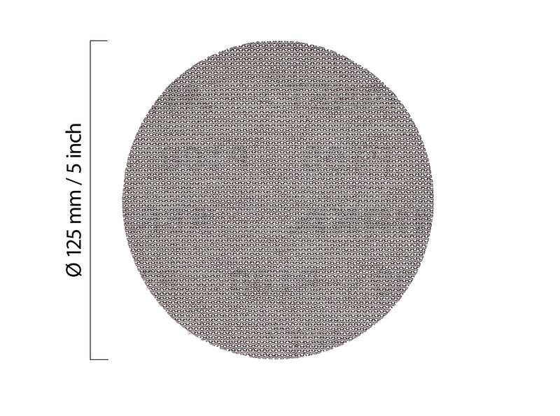 Mirka Abranet mesh sanding discs Ø 125 mm Velcro / mix pack 5 of each grain size 80, 120, 180, 240, 320, 400, 600 / 35 pieces / for all 125 mm eccentric sanders and grinders Mix 1