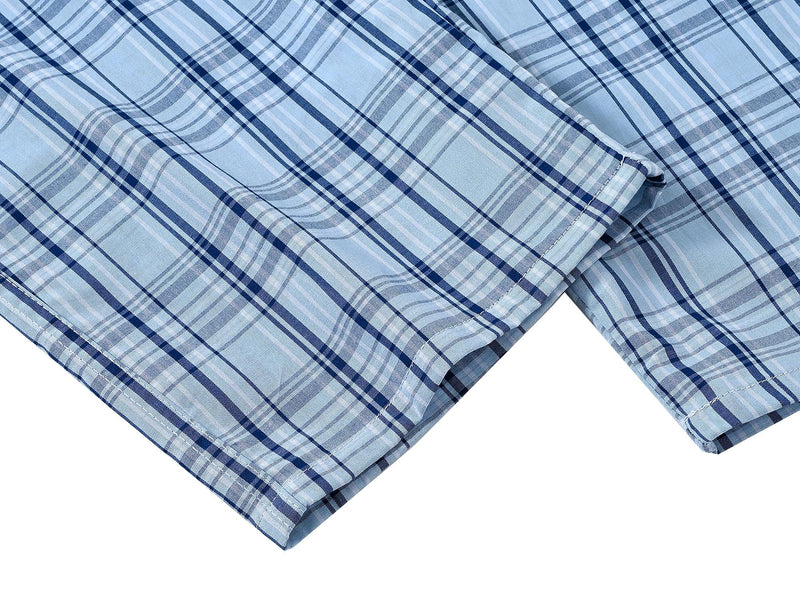 MoFiz Men's Pajama Bottom Pants Sleepwear Lounging Relaxed House PJS Pants with Drawstring Button Fly 3-Pack F-3pack Large