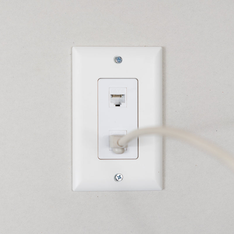 Legrand - OnQ 2 Port Decorator Outlet Strap, Wall Outlet Cover, Keystone Wall Plate, Outlet Cover for Keystone Wall Plate 2 Port, White, WP3412WH, 10 Pack Pack of 10