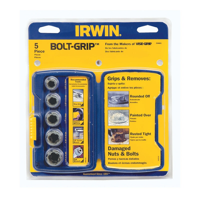 IRWIN Bolt Extractor Set, 5-Piece (394001)