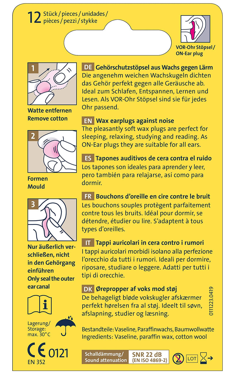 Ohropax Classic Earplugs - 12 Earplugs