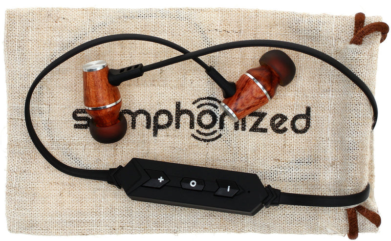 Symphonized XTC Wireless Earphones, Bluetooth Stereo in Ear Headphones, Active Earbuds with in-Line Mic and Volume Controls, for Gym, Sport, Travel (Black) Black