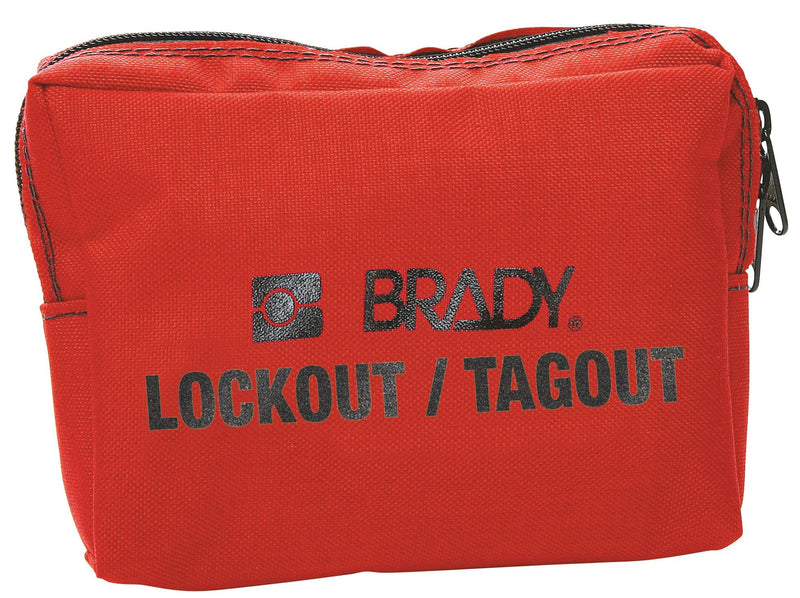 Brady 51172 Nylon Lockout Belt Pouch, Legend " Lockout / Tagout"