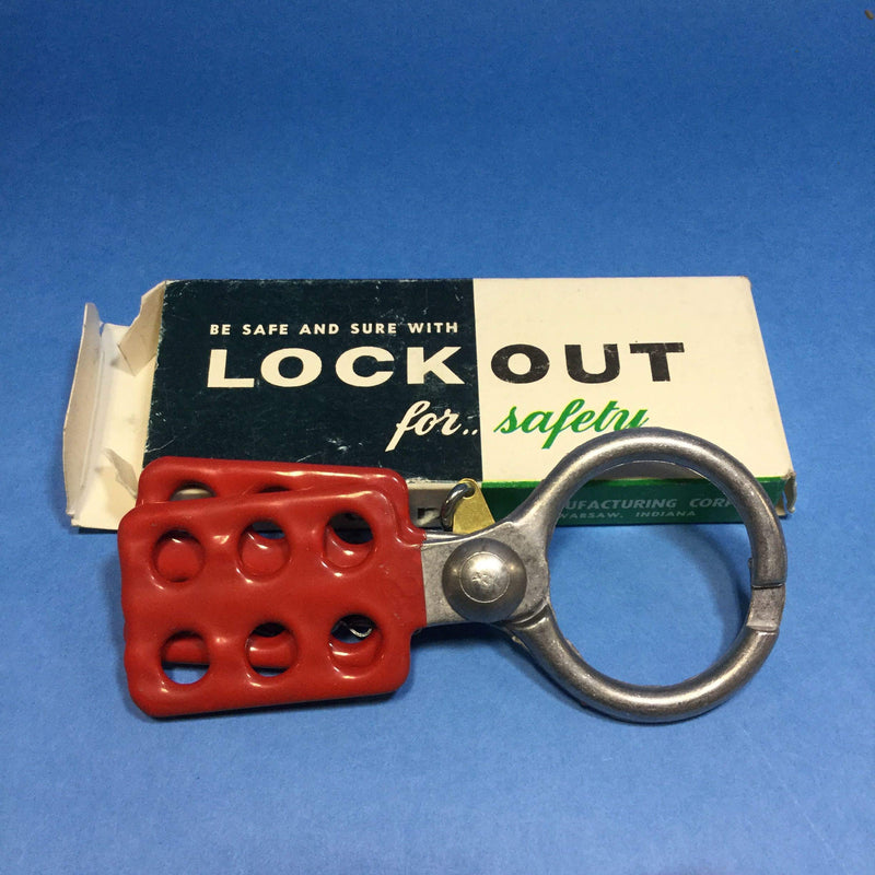 Osborn 1" Aluminum Alloy Lockout Hasp 1" Hasp Diameter