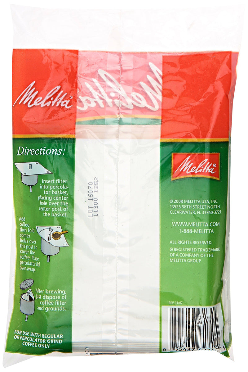 Melitta Disposable Coffee Filter, Large, 40 ct, white (130141)