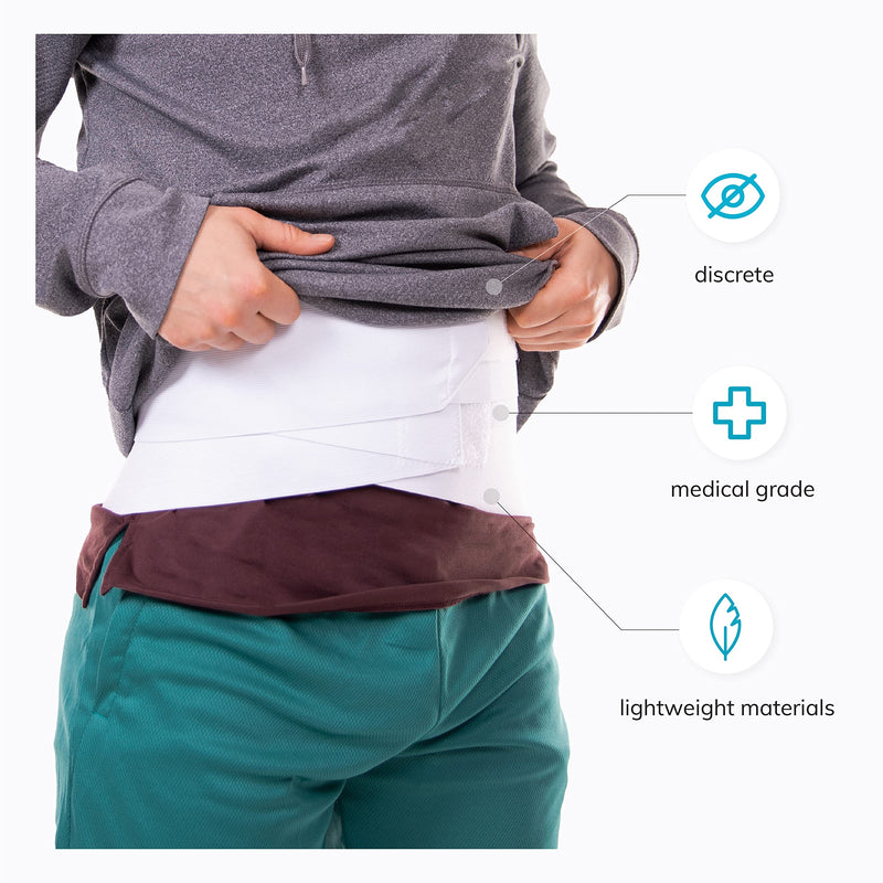 BraceAbility Plus Size 4XL Bariatric Back Brace - XXXXL Big and Tall Lumbar Support Girdle for Obesity Lower Back Pain in Extra Large, Heavy or Overweight Men and Women (Fits 61"-67")