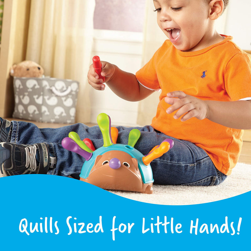Learning Resources Spike The Fine Motor Hedgehog, Sensory, Fine Motor Toy, Toys for Toddlers, Ages 18 months+