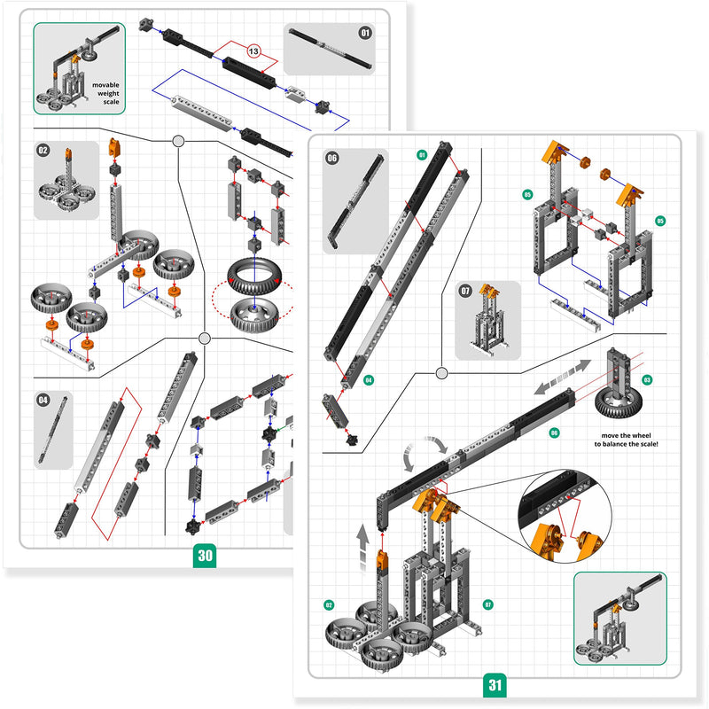 Engino Discovering Stem: Levers, Linkages & Structures Building Kit
