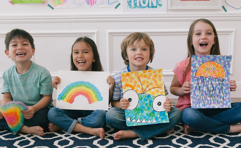 Do A Dot Art! Markers 6-Pack Rainbow Washable Paint Markers, The Original Dot Marker