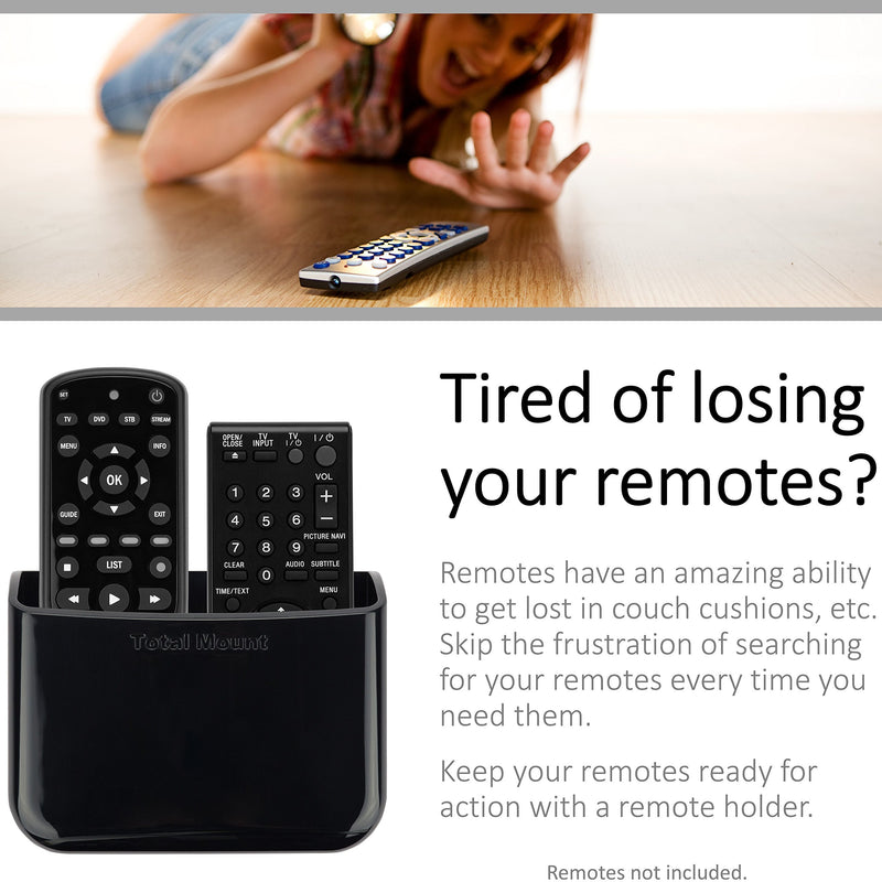 TotalMount Universal Remote Holders (Quantity 2 - Two Remotes per Holder)