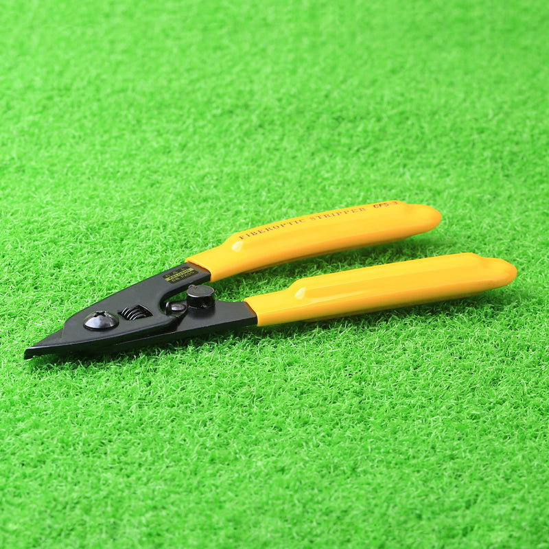 CFS-3 Fiber Optic Stripper three hole pigtail pliers upgraded For stripping 125μm 250μm fiber coating