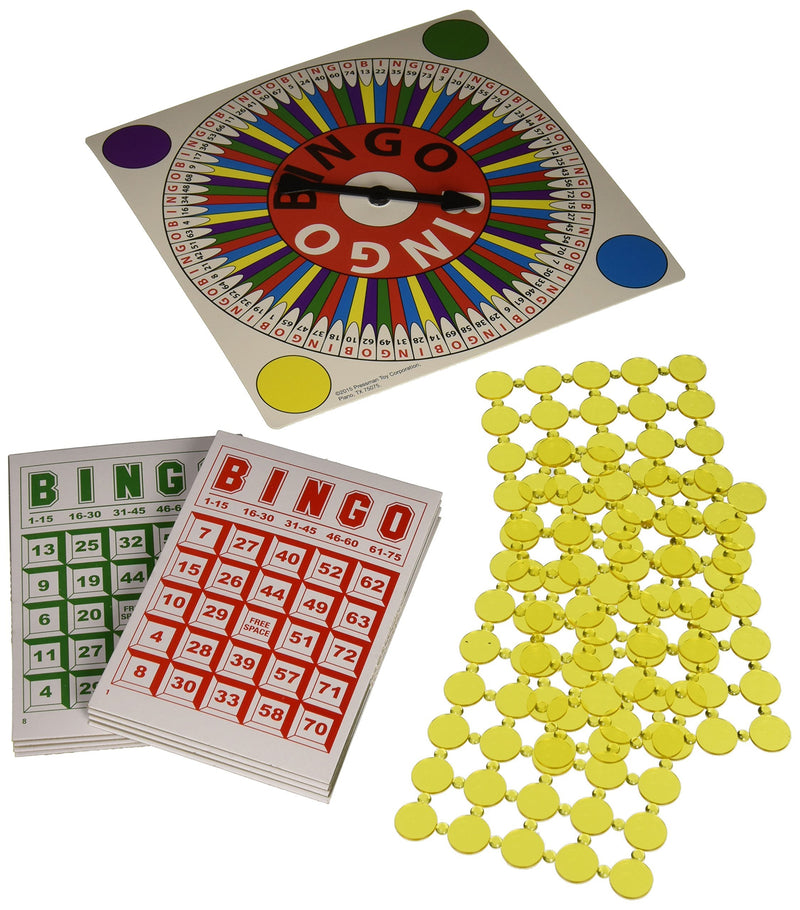 Pressman Toy Bingo in Red Box Multi-colored