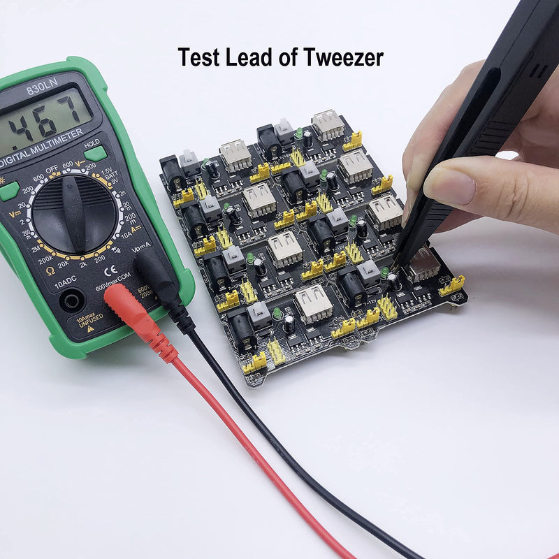 MOGAOPI Multimeter Test Leads Set, Professional Leads Kit, Precision Sharp Probe Test Lead 1000V 20A Gold-Plated Probe Leads with Alligator Clips, Test Hooks, Test Probes Lead, Test Tweezer.