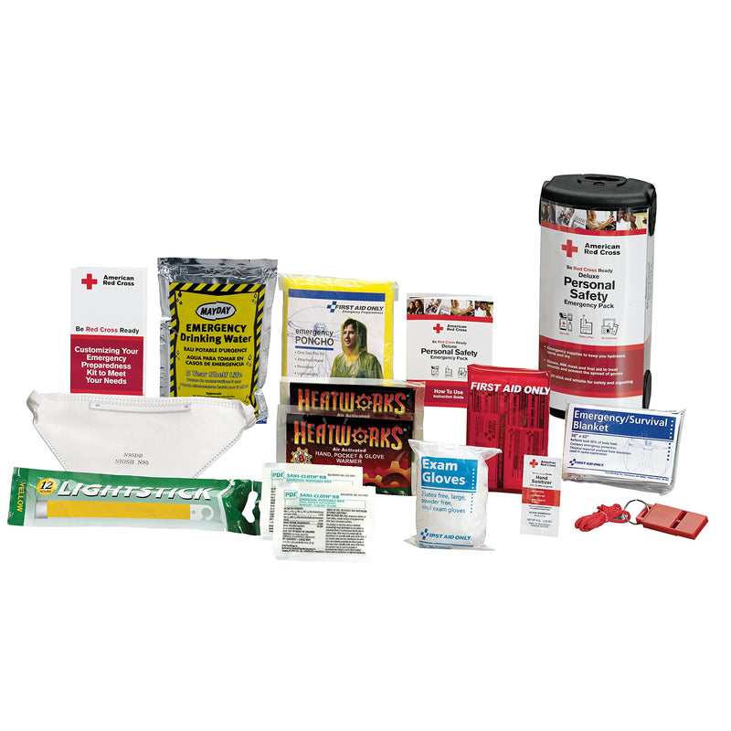 American Red Cross Deluxe Personal Safety Emergency Pack by First Aid Only