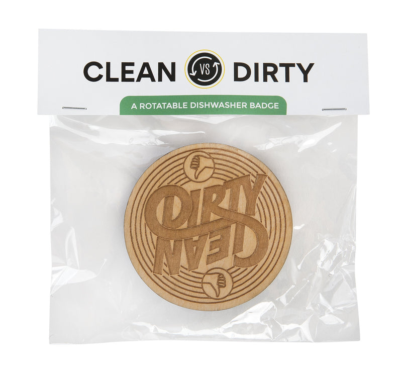 Stellar Factory Rotatable Wood Dishwasher Magnet