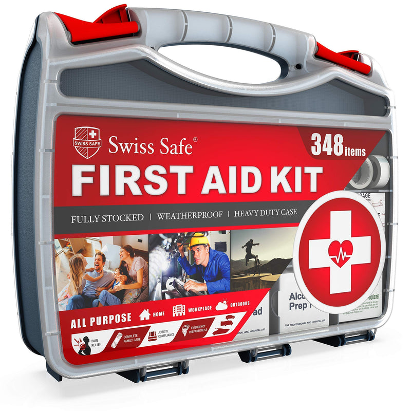 Bundle & Save: 2-in-1 First Aid Kit Hardcase with Car Safety Hammer