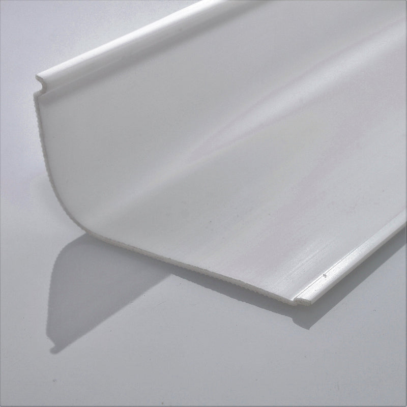 Beam Lighting 36” Curved Under Cabinet Light Cover Replacement | White Ribbed Acrylic Diffuser | 35-7/8” Length x 2-3/4” Width x 1-3/8” Height (Please Check Size is Correct Before Ordering)