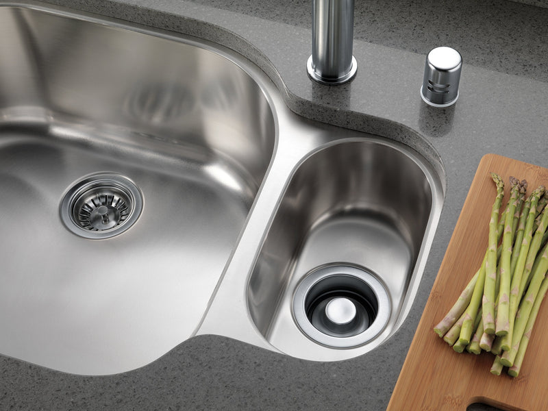 Delta Faucet 72030-AR Disposal and Flange Stopper Kitchen, Arctic Stainless,4.50 x 4.50 x 4.50 inches