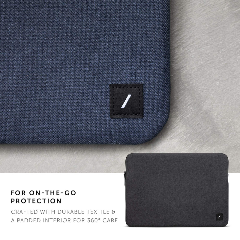 Native Union Stow Lite MacBook Sleeve 16” – Minimalist Slim Sleeve with 360-Degree Protection – Compatible with MacBook Pro 15" (2016-2019), MacBook Pro 16”(2019-2021) (Slate) 16" Slate