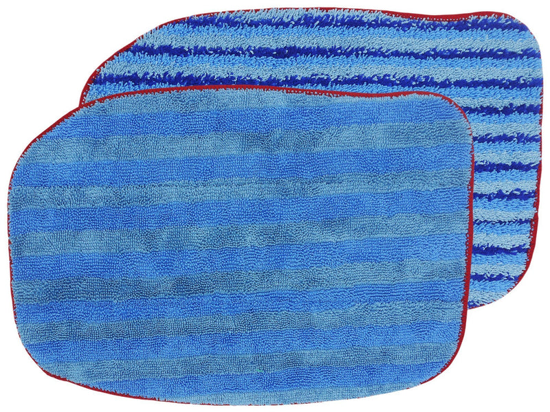 Flintar A1375-100/101 Replacement Microfiber Steam Mop Pads Refills for McCulloch MC1270, MC1375, MC1385 Steam Cleaners and Poulan Pro Steam Cleaner PP270, PP330, PP350 (1 Soft and 1 Scrubbing) 1 Soft and 1 Scrubbing