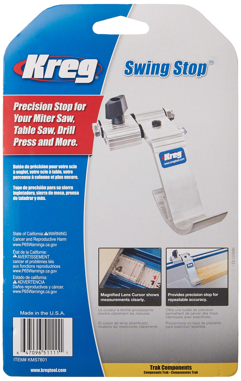 Kreg KMS7801 Swing Stop 1-Pack