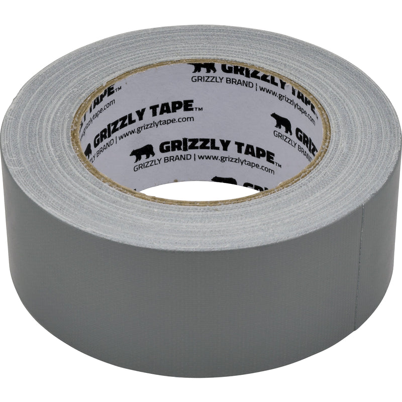 Grizzly Brand Professional Grade Duct Tape, 2-Pack, Silver Color, 11mil Thick, 1.88" Wide x 30 Yards, 2 Rolls - Ideal for Crafts, Home Improvement Projects, Repairs, Maintenance, Bulk