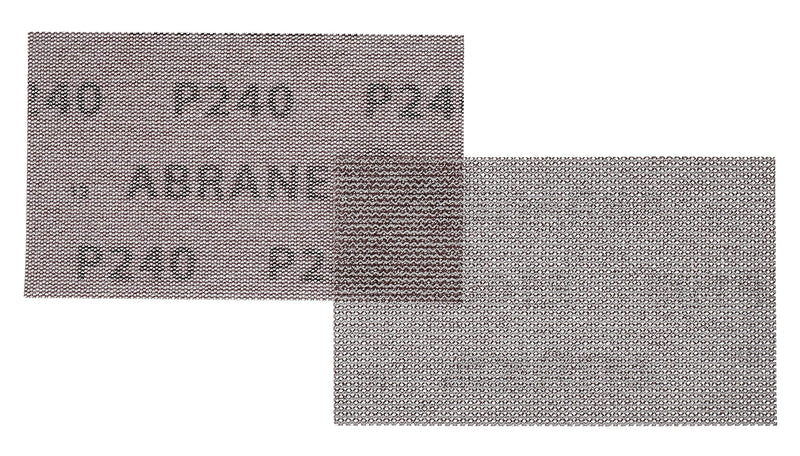Mirka Abranet mesh sanding strips 81x133 mm Velcro / grain P240 / 10 pieces / for sanding wood, filler, paint, plastic / AE178F1025