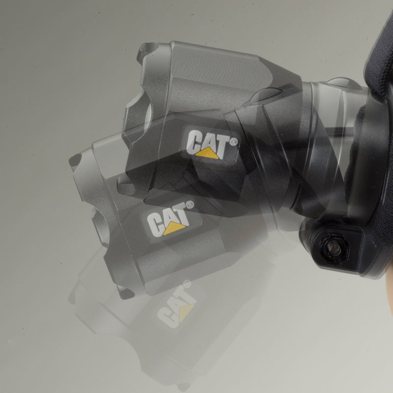 Cat CT4205 380 Lumen Rechargeable CREE LED Focusing Headlamp with Adjustable Angle Head (Black), Small