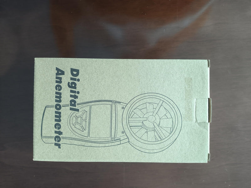 Digital Anemometer Wind Gauge, GR-8806 Handheld Wind Gauge, Wind Gauge Measure Wind Speed m/s, km/h, mph, Knot Temperature ℃/℉ Support Tripod Screw, Data Storage