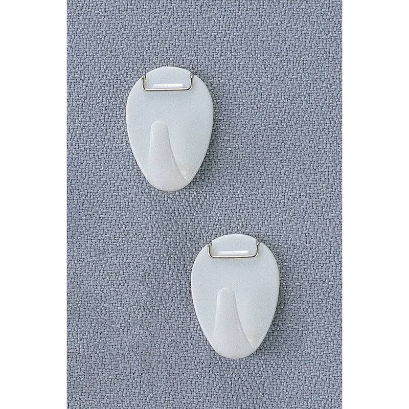 Officemate Cubicle Hooks, White, Set of 5 (30180)