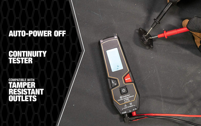 Southwire - 65112140 41171N Precision Voltage Detector & Tester CMPCT w/ GFCI Tester
